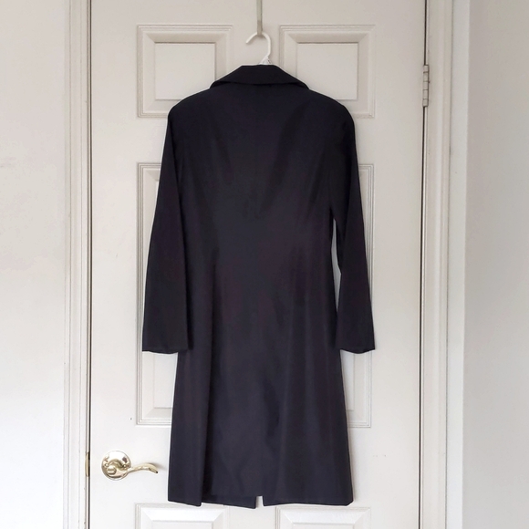 NWOT. Dark Navy Blue Thick Polyester Coat with Lining and Pockets. - Picture 2 of 9